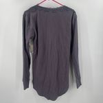 Free People  INTIMATELY Pajama Sleep Shirt Size Small NWT Boulevard Gray Thermal Photo 2