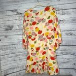 Uncle Frank  Floral Dolman Sleeve Dress Linen Blend Medium Photo 3