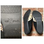 Yosi Samra Calf Loafers Size 8 Brown Black Cream Foldable Fla Photo 13
