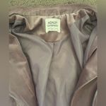 Velvet jacket light pink with zipper pockets size large Photo 3