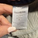 Zadig & Voltaire Denim Mini Skirt with Frayed Hem Photo 10