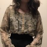 Urban Outfitters UO Snake Blouse Photo 0