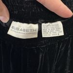 Liz Claiborne Velvet Pants Women 18 Black Silk Rayon Hi-Rise Pocket Luxury Witch Photo 3