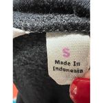 Athleta  Black Zip Shoulder Boat Neck Pullover Women Modal Blend Sweatshirt Small Photo 7