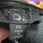 NBD NWT Black Fia Faux Leather Square Neck Long Sleeve Blouse Photo 6