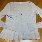 Sundance  Size XS Light Gray Silk Wool Cashmere Sweater Photo 0