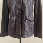 J.Crew  Cotton Utility‎ Jacket XS Equestrian Barn Charcoal Gray Twill Chore Coat Photo 6