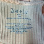 Zoe & Liv | Ribbed Graphic Side Tie Hippie Boho Tank Top Size S Photo 4