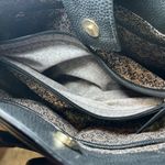 Nanette Lepore Handbag Womens Black Pebbled Leather Gold Hardware Classic Chic Photo 14