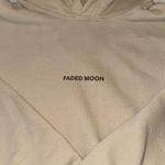 Faded Moon "Under the Same Moon" Hoodie, size Large Tan Photo 4