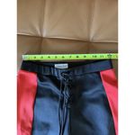 Lovers + Friends Johnny Joggers Black and Fire Red Lace Up Sporty Pants Sz Small Photo 9