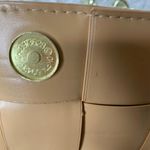 Camel Tan Woven Box Shaped Cross Body Bag 9 x 6 x 2.5" Photo 6