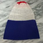 Pepsi Vintage Beanie Pom Pom Hat Red White Blue Logo Photo 4