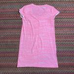 Gap  NEON PINK STRIPE TEE SHIRT DRESS Photo 3
