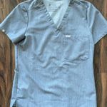 FIGS  Grey Catarina One-Pocket Scrub Top Photo 0