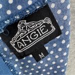 Angie ‎ Polka Dot Keyhole Retro Sleeveless Fit Flare Dress Blue White Medium Photo 9