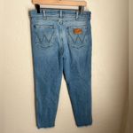 Wrangler  Heritage Crop Raw Step Hem Denim Jeans Blue Size 29 Photo 4