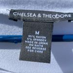 Chelsea &Theodore White Short sleeve Top with. Sleeves Size M Photo 4