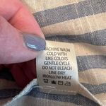 Max Studio  - NWT Hi-Low Hem Linen Blend Striped Skirt Sz M Photo 8