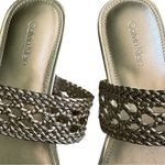 Calvin Klein  Women's Metallic Sandals Sz 6.5 Photo 2