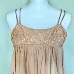 Modcloth Soft Pink Lace Detail Mini Babydoll Dress | EUC | Small |  Photo 1