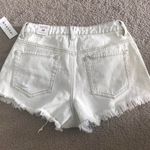 PacSun Oahu Blue High Waisted Denim Festival Shorts Photo 3
