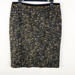 Elie Tahari Virgin Wool Alpaca Mohair Blend Lined Tweed Skirt, Size 10 Photo 0