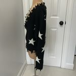 Zaful  Distressed Black Star Sweater Photo 3