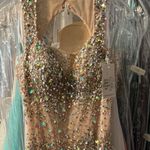 blinged out cheer hoco or event dress Silver Size 8 Photo 1