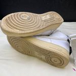 Nike  Air Force 1 Womens White Beige Sneakers Shoes Size 8 SKU 6818 Photo 7
