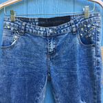 One Teaspoon NEW Women Size 27 Distressed Pin Up Iggy Ankle Zip Jeans Photo 2