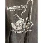 Americas Oldest Bike Rally Women's Size XL Vintage Laconia 1997 T Shirt Grey Photo 3