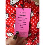 SheIn  X Hello Kitty Dress‎ Women Small Red Polka Dot Belted Faux Wrap Mini NWT Photo 9