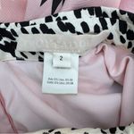 Anthropologie Troubadour Pink And Black Starburst Retro Silk Blend Dress Sz 2 Photo 7