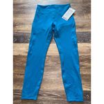 Lululemon Wunder Train Mesh Panel High Rise 25” Hawaiian Blue Size 8 NWT Photo 1