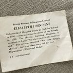 The British Museum Elizabeth I Pendant Gold Photo 2