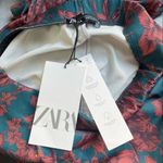 ZARA NWT Bellbottom Pants Fall Floral Print Retro Flare Leg Pant Size Large NEW Photo 7