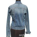 Cache  Denim Large Rhinestones on Front Pockets Top Jacket Stretch New $148 NWT Photo 5