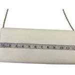 Women's White & Silver Clutch Purse Photo 6