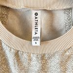 Athleta  Zephyr Refined Gray White Snake Print Sleeveless Shirt Tank Size Small Photo 4