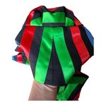 Maggy London Vintage 90's Rainbow ribbon collarless black blazer size 10-12 Photo 9