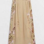 Anthropologie Aurelie Maxi Dress Brown Lightweight Butterfly US 2 Boho Fall Photo 0