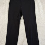 Eileen Fisher Pants Washable Stretch Crepe Black Straight Leg Medium Photo 0