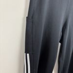 Adidas Aeroready Leggings Womens XL Black High Rise 3 Stripe Athletic Athleisure Photo 3
