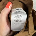 Vince Brown High Rise Tie Waist Linen Cargo Pants Photo 7