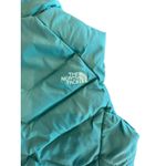 The North Face Vest Womens Sz Small Teal 550 Goose Down Puffer Style Aconcagua Photo 5