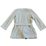 Banana Republic Cotton Blend Grey Open Front Cardigan Sweater Belted Size Medium Photo 5