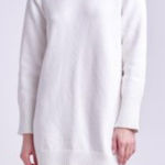 English Factory  White Knit Sweater Dress Photo 0