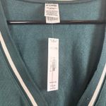 PINK - Victoria's Secret PINK‎ Victoria's Secret Green Ivy Fleece Zipper Cardigan XXL Photo 2