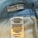 Crown & Ivy  Sky Blue Skinny High rise Jeans Size 4 30 inch inseam Photo 3